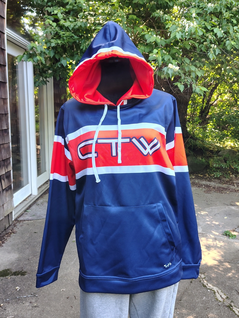 CTW Navy & Orange Pullover Hoodie #1 Cullen